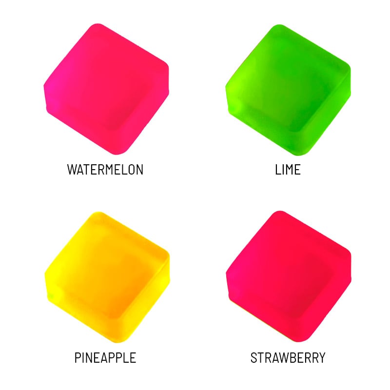 twisted extracts – cbd jelly bites (500mg cbd) – light & fruity mix