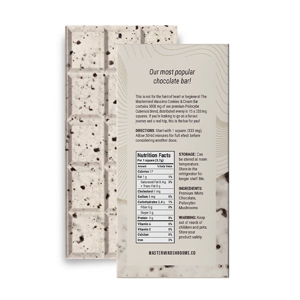 mastermind – 5000mg cookies and cream bar