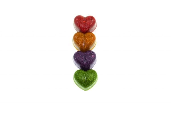 mastermind – gummy hearts 3000mg – variety pack