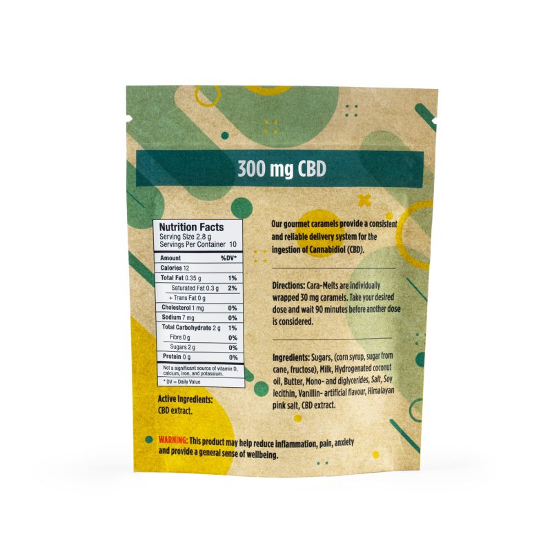 twisted extracts – salted cara melts (300mg cbd)