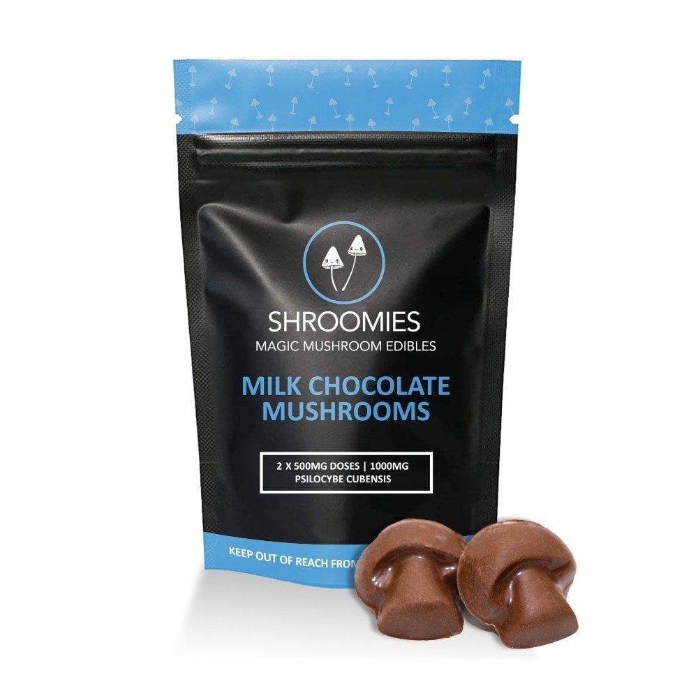 shroomies milk chocolate mushrooms – 1000mg